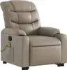Design Massagesessel mit Aufstehhilfe Cappuccino-Braun Produktbild-Vorschau 3