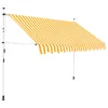 vidaXL Tenda da sole retrattile a mano 300 cm a strisce Anteprima dell’immagine prodotto 7
