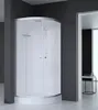 A modern shower cabin in a minimalist bathroom setting. Anteprima dell’immagine prodotto
