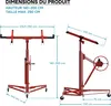Wiltec Lève-panneaux, lève-plaques de plâtre XXL rouge – Voir les images du produit 6