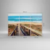 Bild auf Leinwand - Leinwandbild - 3 Teile - Meer Strand Produktbild-Vorschau 3