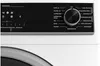 Close-up of a white appliance control panel with black text and a rotary dial. Produktbild-Vorschau