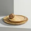Boltze Teller Maino 35cm Holzteller 1007975 Produktbild-Vorschau 4