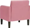 vidaXL Sessel mit Armlehnen Rosa 54 cm Samt Produktbild-Vorschau 5