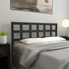 vidaXL Kopfteil Schwarz 165,5x4x100 cm Massivholz Kiefer - Produktbild-Vorschau 1