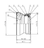 0.65x Weitwinkel Adapter kompatibel für Sony DCR-VX2100, Produktbild-Vorschau 5