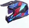 LS2 Endurohelm MX702 Pioneer II, zwart, rood, blauw, maat Productafbeelding-voorbeeld 12