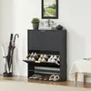 80x24cm Schuhschrank mit Nutfront höhenverstellbar Produktbild-Vorschau 1