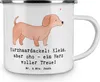 Mr. & Mrs. Panda Teetasse Kurzhaardackel Herz - Weiß - Produktbild-Vorschau 3