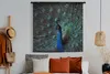 MuchoWow® Wandteppich Wandbehang Pfau - Federn - Farben Produktbild-Vorschau 4