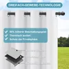 2 Stück Outdoor Vorhänge Wetterfest Oben und Unten mit Ösen Produktbild-Vorschau 5
