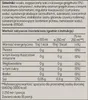 Nutritional information and ingredients list for a beverage syrup. Podgląd zdjęcia produktu