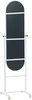 CLP Standspiegel Nane Oval Rollbar weiß Produktbild-Vorschau 3