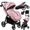 Carrozzina - MoMi MIYA rosa - kit accessori ruote EVA Anteprima dell’immagine prodotto 1