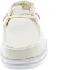 NOUVEAU Hey Dude Femmes Slipper in Spark White en tissu/lin Voir les images du produit 4