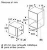 Bosch Four à micro-ondes encastrable BEL524MS0, Série 6, 38 Voir les images du produit 7
