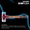 Halder SIMPLEX 3013.050 Soft-face hammer Ergonomic handle, Voir les images du produit 14