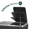 SVITA TM2X15  Treteimer 30 Liter 2x15L schwarz Abfalleimer Produktbild-Vorschau 3