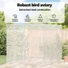 vidaXL Klatka dla ptaków antracytowa 210 x 304 x 213 cm Podgląd zdjęcia produktu 5