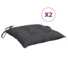vidaXL Poduszka na krzesło 2 szt. Antracyt 40x40x7 cm Podgląd zdjęcia produktu 1
