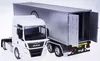 Model 1:32, MAN TGX, biely ťahač - strieborný príves Náhľad obrázku produktu 4