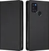 Litchi Leder Handyhülle für Samsung Galaxy A21S Wallet Produktbild-Vorschau 2