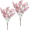 EDIBAZZAR | Künstliche rosa Blumen 2 Stück Produktbild-Vorschau 7