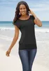 LASCANA Longshirt mit breitem Bund türkis, schwarz Größe Produktbild-Vorschau 2