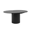 Ausziehbarer Tisch ELODIE 120–160 cm schwarz Produktbild-Vorschau 7