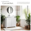 tectake® Waschbeckenunterschrank Idris 2 geräumige Fächer Produktbild-Vorschau 3