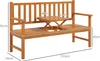 Outsunny Gartenbank 3-Sitzer, Sitzbank mit Tisch, Parkbank Produktbild-Vorschau 3