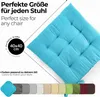 Sitzkissen Stuhlkissen Indoor & Outdoor 4er Set 40x40 cm - Produktbild-Vorschau 3