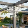 Konsole 50x50 cm Kopfbänder Weiß Schmiedeeisen Metall Produktbild-Vorschau 7