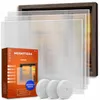 Netsa | 3er Set Fenster Moskitonetz 150x180 cm Weiß – Produktbild-Vorschau 1