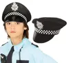 schwarzer Polizei Hut für Kinder Polizeimütze Produktbild-Vorschau 2