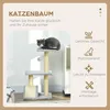 Arbre à chat PawHut 72 cm avec boules en peluche, tiges en Voir les images du produit 4