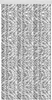 Flauschvorhang 80x220 cm in Meliert hellgrau - weiß, viele Produktbild-Vorschau 1