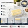 2 x Butterdose Butterglocke Butterschale Butterbehälter Produktbild-Vorschau 2