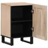 vidaXL Badschrank 38x34x58 cm Massivholz Mango Produktbild-Vorschau 4