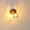 Laccio »Laccio« verstellbare Wandlampe aus Metall/Holz in Produktbild-Vorschau 4