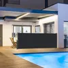 UISEBRT Boční markýza Výsuvná 100 X 300 cm Markýza pro Náhled obrázku produktu 6