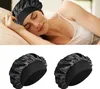2 Stück Satin Haarhaube Bonnet – Schlafhaube aus Seide, Produktbild-Vorschau 5