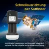 TechniSat 0019/8194 LNB universel V/H avec localisateur de Voir les images du produit 8