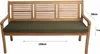 Bankkissen 150×50×7 cm grün – Sitzkissen für Gartenbank mit Produktbild-Vorschau 3
