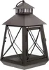 Klassische Laterne Metall & Glas 25cm – Gartenlaterne Produktbild-Vorschau 1