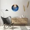 Wanduhr - Rund - Glasuhr - Astronaut Licht Kosmos - 40x40cm Produktbild-Vorschau 6