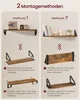 Two different methods for mounting shelves are illustrated with diagrams and text. Produktbild-Vorschau