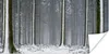 MuchoWow® Poster Bäume - Winter - Schnee 40x20 cm - Poster Produktbild-Vorschau 1
