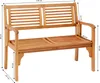 Dehner Klappbank Douglas, 2-Sitzer, ca. 119 x 62 x 90 cm, Produktbild-Vorschau 7