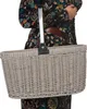 Weiden Einkaufskorb anndora im shabby style leicht kreidig Produktbild-Vorschau 1